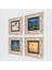 Van Gogh, Leonardo da Vinci Taş Duvar Tablosu Çerçeveli Duvar Dekoru 4 Parça Tablo Seti Wall Art T4-968 2