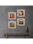 Stone Salvador Dalí, Picasso, Van Gogh, Gustav Klimt Çerçeveli Taş Duvar Tablosu 4’lü Set - Dekoratif Modern Sanat, Ev ve Ofis Dekoru |TK4-949| 1