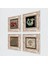 Yaşam Çiçeği, Şahmeran, Hayat Ağacı, Nar Taş Duvar Tablosu Çerçeveli Duvar Dekoru 4 Parça Tablo Seti Wall Art T4-763 2