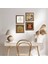 Hırka-i Şerif, Vav, Elif, Bereket Duası Ahşap Çerçeveli Taş Duvar Tablosu 4’lü Set – 25x25 cm Dekoratif Modern Sanat – Ev ve Ofis Dekoru |W4-924| 1
