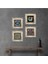Mandala, Nazar, Yaşam Çiçeği, Şahmeran Çerçeveli Taş Duvar Tablosu 4’lü Set - Dekoratif Modern Sanat, Ev ve Ofis Dekoru |TK4-780| 1