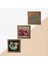 Yaşam Çiçeği, Şahmeran, Nar Ahşap Çerçeveli Taş Duvar Tablosu 3’lü Set – 25x25 cm Dekoratif Modern Sanat – Ev ve Ofis Dekoru |W3-1038| 5