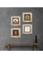 Hırka-i Şerif, Elif, Bereket Duası, Semazen Taş Duvar Tablosu Çerçeveli Duvar Dekoru 4 Parça Tablo Seti Wall Art T4-984 1