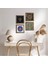 Nazar, Sri Yantra, Yaşam Çiçeği, Hayat Ağacı Taş Duvar Tablosu Ahşap Çerçeveli Duvar Dekoru 4 Parça Tablo Seti Wall Art W4-730 1