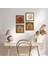 Allah Lafzı, Ayet-el Kürsi, Nazar Duası, Bereket Duası Taş Duvar Tablosu Ahşap Çerçeveli Duvar Dekoru 4 Parça Tablo Seti Wall Art W4-144 1