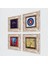 Stone Nazar, Hayat Ağacı, Fil Çerçeveli Taş Duvar Tablosu 4’lü Set - Dekoratif Modern Sanat, Ev ve Ofis Dekoru |TK4-1145| 2