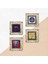 Stone Nazar, Hayat Ağacı, Fil Çerçeveli Taş Duvar Tablosu 4’lü Set - Dekoratif Modern Sanat, Ev ve Ofis Dekoru |TK4-1145| 5
