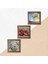Salvador Dalí, Kelebekli Çiçek, Nar Taş Duvar Tablosu Ahşap Çerçeveli Duvar Dekoru 3 Parça Tablo Seti Wall Art W3-1201 5
