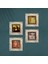 Picasso, Gustav Klimt, Leonardo da Vinci, Çingene Kızı Taş Duvar Tablosu Çerçeveli Duvar Dekoru 4 Parça Tablo Seti Wall Art T4-958 4