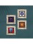 Nazar, Hayat Ağacı, Fil, Sri Yantra Taş Duvar Tablosu Çerçeveli Duvar Dekoru 4 Parça Tablo Seti Wall Art T4-1153 4