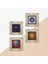 Nazar, Hayat Ağacı, Fil, Sri Yantra Taş Duvar Tablosu Çerçeveli Duvar Dekoru 4 Parça Tablo Seti Wall Art T4-1153 5