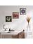 Nazar, Şahmeran, Nar Taş Duvar Tablosu Ahşap Çerçeveli Duvar Dekoru 3 Parça Tablo Seti Wall Art W3-1016 1