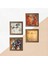 Picasso, Leonardo da Vinci Taş Duvar Tablosu Ahşap Çerçeveli Duvar Dekoru 4 Parça Tablo Seti Wall Art W4-969 5