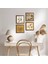 Felak Suresi, Lale, Vav, İlk Ayet 'Oku' Taş Duvar Tablosu Ahşap Çerçeveli Duvar Dekoru 4 Parça Tablo Seti Wall Art W4-934 1
