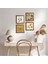 Stone Nas Suresi, Lale, Vav, İlk Ayet 'Oku' Ahşap Çerçeveli Taş Duvar Tablosu 4’lü Set – 25x25 cm Dekoratif Modern Sanat – Ev ve Ofis Dekoru |W4-935| 1
