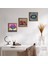 Nazar, Hayat Ağacı, Nar Taş Duvar Tablosu Ahşap Çerçeveli Duvar Dekoru 3 Parça Tablo Seti Wall Art W3-1056 1