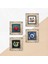 Nazar, Şahmeran, Nar Çerçeveli Taş Duvar Tablosu 4’lü Set - Dekoratif Modern Sanat, Ev ve Ofis Dekoru |TK4-1506| 5
