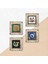 Stone Nazar, Lotus Çiçeği, Şahmeran Çerçeveli Taş Duvar Tablosu 4’lü Set - Dekoratif Modern Sanat, Ev ve Ofis Dekoru |TK4-1530| 5