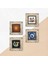 Stone Nazar, Sri Yantra, Şahmeran Çerçeveli Taş Duvar Tablosu 4’lü Set - Dekoratif Modern Sanat, Ev ve Ofis Dekoru |TK4-1522| 5