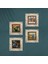 Van Gogh, Leonardo da Vinci, Çığlık, Yerli Kadınlar Çerçeveli Taş Duvar Tablosu 4’lü Set - Dekoratif Modern Sanat, Ev ve Ofis Dekoru |TK4-1701| 4