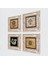 Nazar, Şahmeran, Hayat Ağacı Çerçeveli Taş Duvar Tablosu 4’lü Set - Dekoratif Modern Sanat, Ev ve Ofis Dekoru |TK4-1499| 2