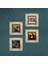 Da Vinci Mona Lisa, Kayalıklar Bakiresi, Çığlık, Yerli Kadınlar Çerçeveli Taş Duvar Tablosu 4’lü Set - Dekoratif Modern Sanat, Ev ve Ofis Dekoru |TK4-1666| 4