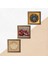 Lotus Çiçeği, Nazar, Nar Taş Duvar Tablosu Ahşap Çerçeveli Duvar Dekoru 3 Parça Tablo Seti Wall Art W3-1605 5