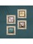 Gül, Vintage Çiçek, Van Gogh Badem Ağacı, Kelebekli Çiçek Çerçeveli Taş Duvar Tablosu 4’lü Set - Dekoratif Modern Sanat, Ev ve Ofis Dekoru |TK4-1865| 4