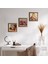 Soteria Mozaiği, Satranç Oyunu, Nar Taş Duvar Tablosu Ahşap Çerçeveli Duvar Dekoru 3 Parça Tablo Seti Wall Art W3-1596 1