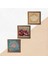 Yaşam Çiçeği, Lotus Çiçeği, Nar Taş Duvar Tablosu Ahşap Çerçeveli Duvar Dekoru 3 Parça Tablo Seti Wall Art W3-1644 5
