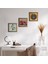 Ebru Sanatı, Nazar, Nar Taş Duvar Tablosu Ahşap Çerçeveli Duvar Dekoru 3 Parça Tablo Seti Wall Art W3-1620 1