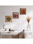 Nazar Boncuğu, Bereket Duası, Nar Taş Duvar Tablosu Ahşap Çerçeveli Duvar Dekoru 3 Parça Tablo Seti Wall Art W3-1625 1