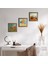 Van Gogh Taş Duvar Tablosu Ahşap Çerçeveli Duvar Dekoru 3 Parça Tablo Seti Wall Art W3-553 1
