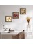 Lale Ebru Sanatı, Elif, Nar Taş Duvar Tablosu Ahşap Çerçeveli Duvar Dekoru 3 Parça Tablo Seti Wall Art W3-643 1