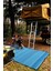 Katlanabilir Mavi Plaj Kamp Piknik Bahçe Balkon Teras Hasır Halı Mat Savan Kilim Karavan Halısı 180x270 2