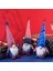 America Independence Için Stars & Stripes Top Hat Full Beard Doll, C (Yurt Dışından) 4