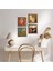 Stone Salvador Dalí, Picasso, Van Gogh, Gustav Klimt Ahşap Çerçeveli Taş Duvar Tablosu 4’lü Set – 25x25 cm Dekoratif Modern Sanat – Ev ve Ofis Dekoru |W4-949| 1