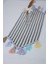 Renkli Püsküllü Çizgili Runner 90 x 30,R-47K 1