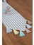 Renkli Püsküllü Çizgili Runner 90 x 30,R-47K 2