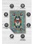 Nuh'un Gemisi Koleksiyonu Sinek, Çiçek Desenli Art Deco Tarzı Vintage Halı,Çok Renkli Maksimalist Halı 4