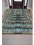 Nuh'un Gemisi Koleksiyonu Sinek, Çiçek Desenli Art Deco Tarzı Vintage Halı,Çok Renkli Maksimalist Halı 5