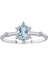 Pırlanta ve Sky Blue Topaz Buz Kristali Yüzük 0417R0325 2