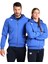 Team Hooded Panel Erkek Mavi Günlük Stil Ceket 004906800 3
