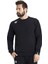 Crew Sweat Solid Erkek Siyah Günlük Stil Sweatshirt 005188500 1
