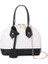Siyah ve Beyaz Lüks Düz Renk Omuz Crossbody Çanta Kadın 2022 Trend Çanta Kadın Tasarımcı Casual Lingge Çanta Yeni Messenger Çanta Için (Yurt Dışından) 1