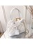 Siyah ve Beyaz Lüks Düz Renk Omuz Crossbody Çanta Kadın 2022 Trend Çanta Kadın Tasarımcı Casual Lingge Çanta Yeni Messenger Çanta Için (Yurt Dışından) 3
