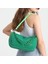 Açık Mavi Doku Omuz Çantası Fermuarlı Crossbody Çanta Moda Zincir Örgü Floresan Renk Çanta Moda Yeni Halat Zincir Omuz Çantası (Yurt Dışından) 2