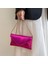 Turuncu Yeni Kadın Akşam Omuz Çantası Deri Debriyaj Çanta Düğün Parti Balo Düğün Zarf Çanta Gümüş Zincirli Crossbody (Yurt Dışından) 3