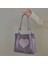 Mor Harajuku Kawaii Omuz Çantası Kadın Japon Sevimli Kalp Lolita Tote Çanta Bayanlar Çanta 2022 Büyük Shopper ile Fermuar (Yurt Dışından) 1