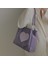 Mor Harajuku Kawaii Omuz Çantası Kadın Japon Sevimli Kalp Lolita Tote Çanta Bayanlar Çanta 2022 Büyük Shopper ile Fermuar (Yurt Dışından) 4